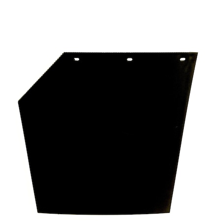 Globetech Mudflap, Blk-Angle Cut, 24 X 30 Anti-Spry 2430PHDRLAC